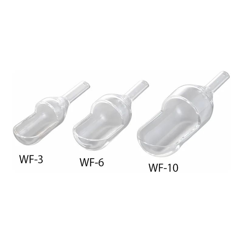 AS ONE Glass Scoop Funnel, 유리제 스쿠프 깔때기