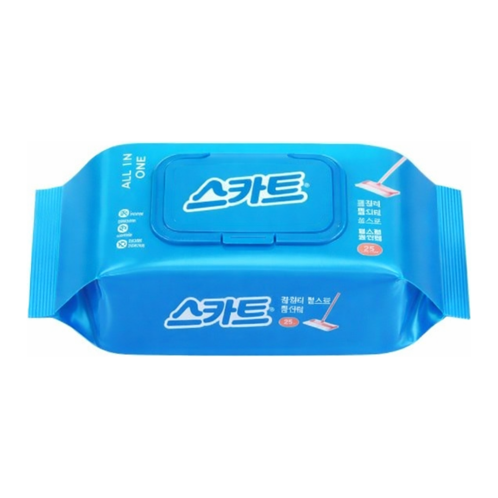 OFFICENEX 스카트 물걸레 청소포(올인원 대형/25매/유한킴벌리)