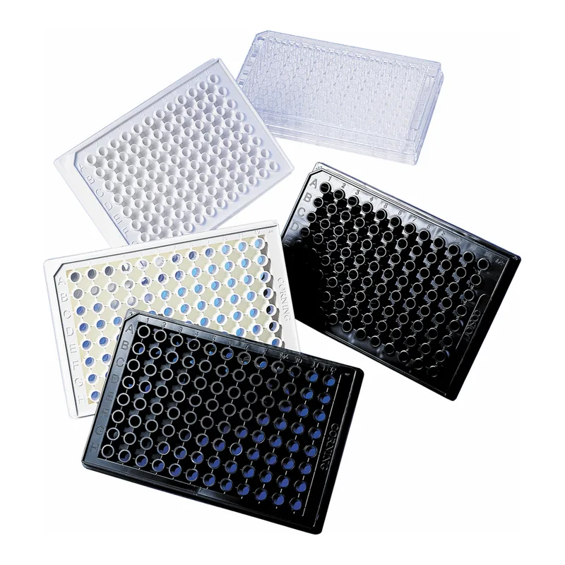 Corning® 96-well Solid Black and White Polystyrene Microplates