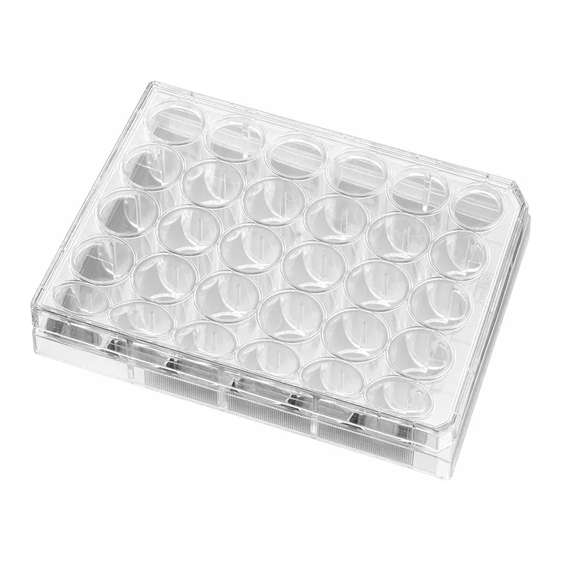 Corning® BioCoat™ Fibrillar Collagen Inserts with 1.0 µm PET Membrane in two 24-well Plates, 12/Pack, 24/Case