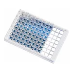 Corning® Osteo Assay Surface Polystyrene 1 x 8 Stripwell™ Microplate, 12 Strips per Holder with Lid, Sterile