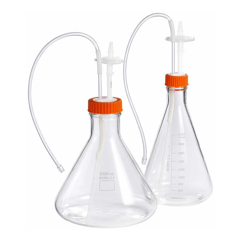Corning® Preassembled Closed System Solutions for Erlenmeyer Flasks