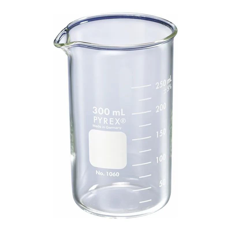 PYREX® Beakers, Berzelius, Tall Form, with Spout, Graduated