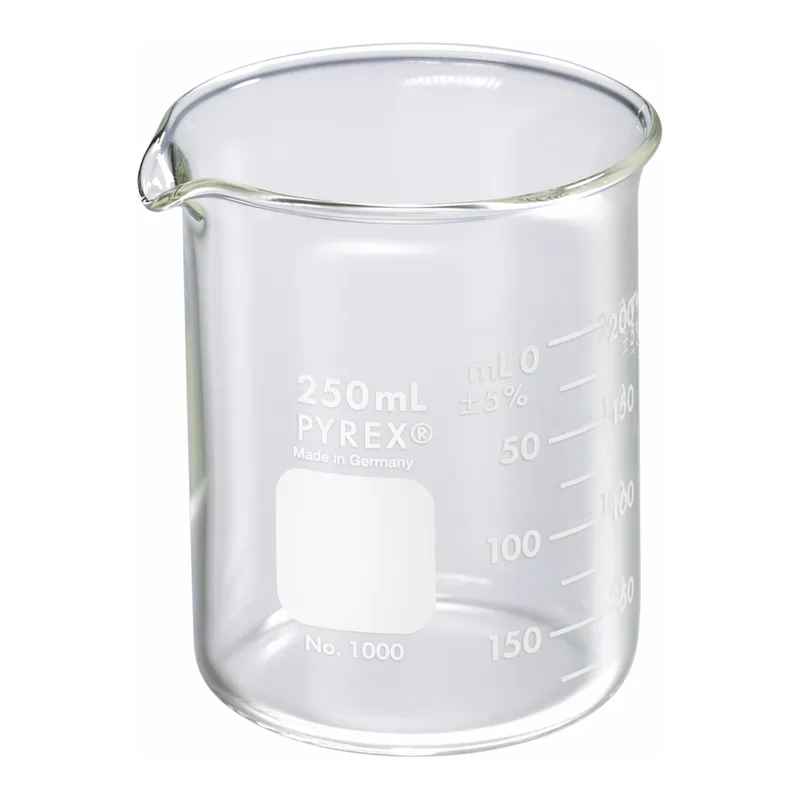 PYREX® Beakers, Low Form, Double Scale, Graduated