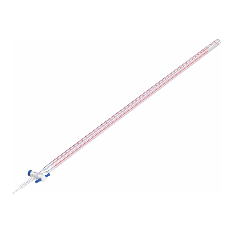PYREX® Buret, Class A, Colored Scale, Product Standard PTFE Stopcock Plug