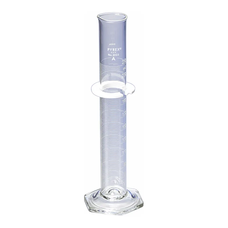 PYREX® Single Metric Scale Cylinders, Serialized/Certified Class A, Graduated, To Deliver