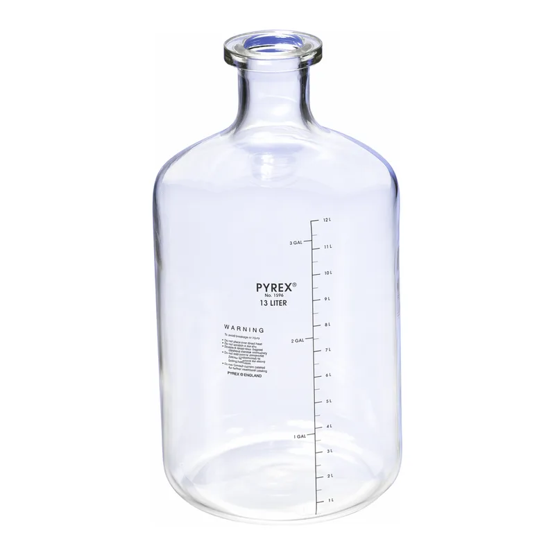 PYREX® Solution Carboys with Tooled Neck and Graduations