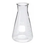 PYREX® Wide Mouth Erlenmeyer Flask with Heavy Duty Rim, Graduated