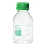 PYREXPLUS® PVC-Coated Round Media Storage Bottles, with Screw Cap