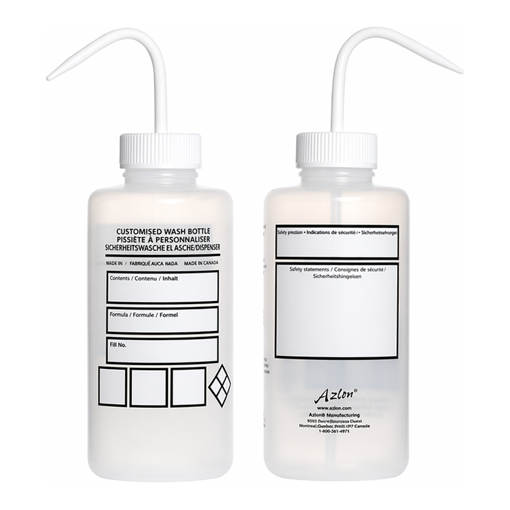 Merck AzlonÂ DIY Safety Wash Bottles with Driplok vapor venting