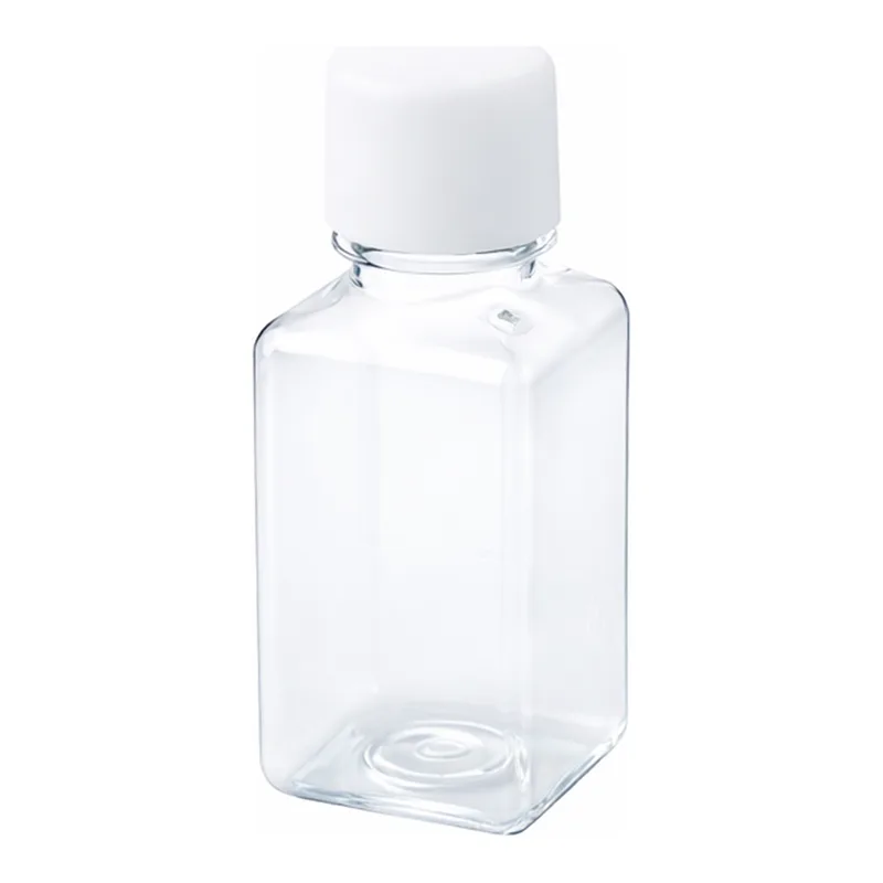AS ONE Square Medium Bottle 250mL 24 Pieces