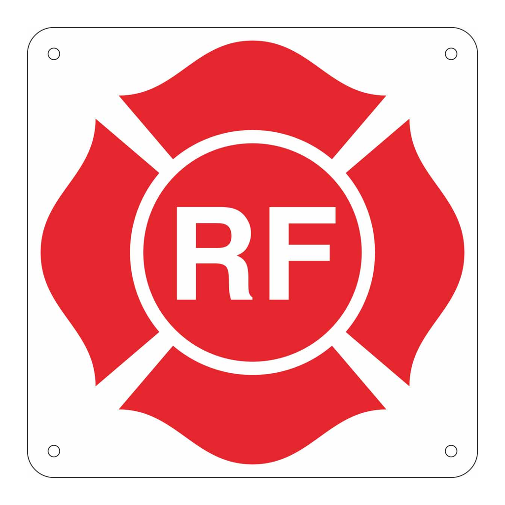 Brady FL TRUSS MARKING ALUM "RF" Sign