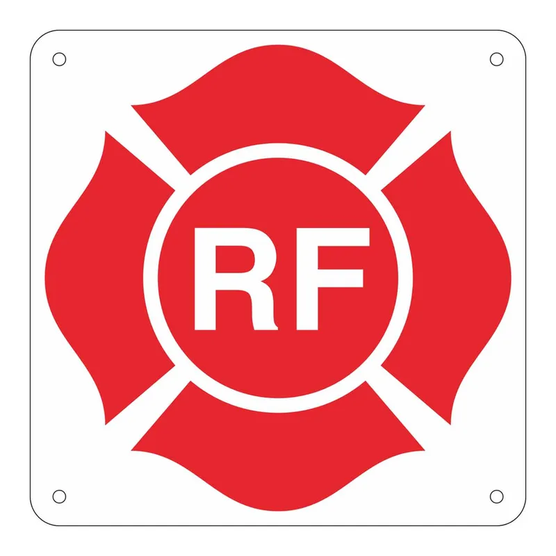 Brady FL TRUSS MARKING ALUM "RF" Sign