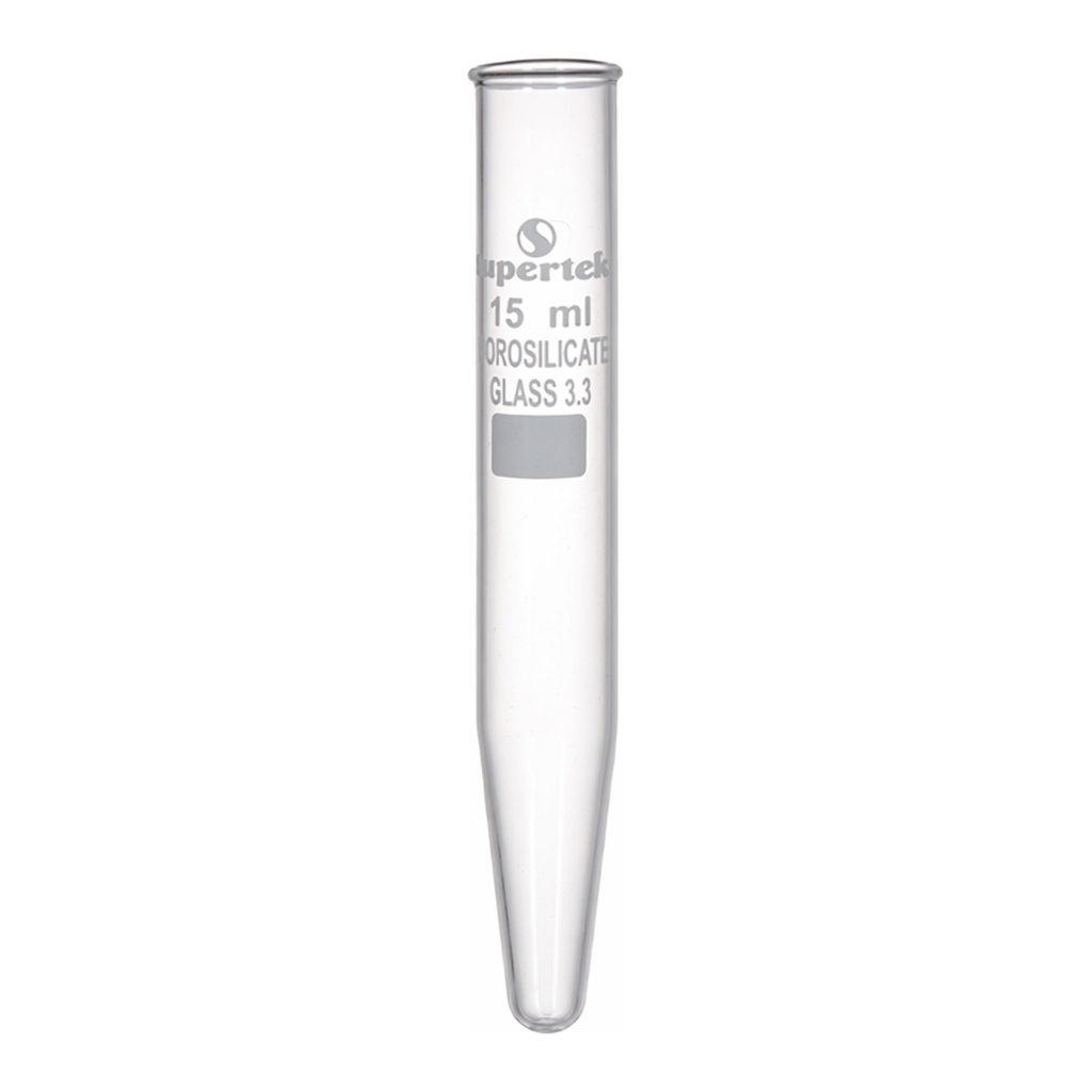Supertek Centrifuge Tube, Conical Bottom, Plain