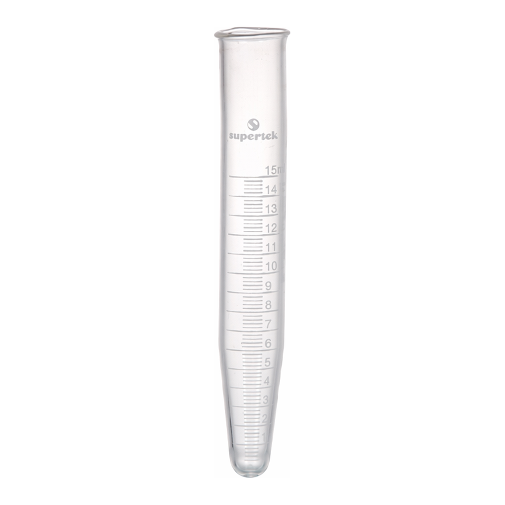 Supertek Centrifuge Tube, Conical Bottom, Graduated