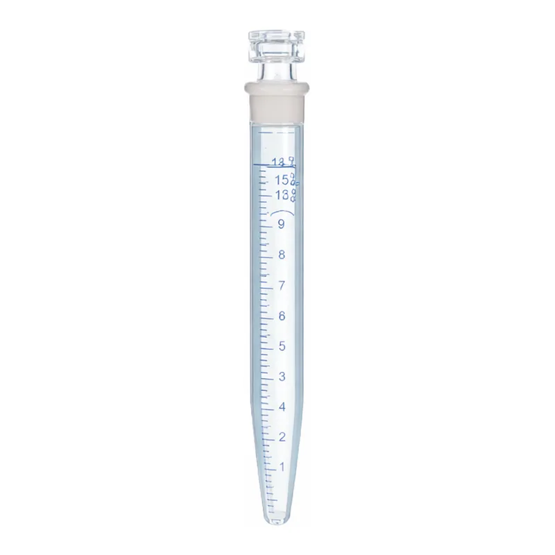 Supertek Centrifuge Tube, Conical Bottom, With Interchangeable Stopper, Graduated