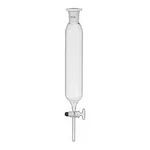 Supertek Dropping Funnel, Cylindrical, Plain, With Polypropylene Stopper