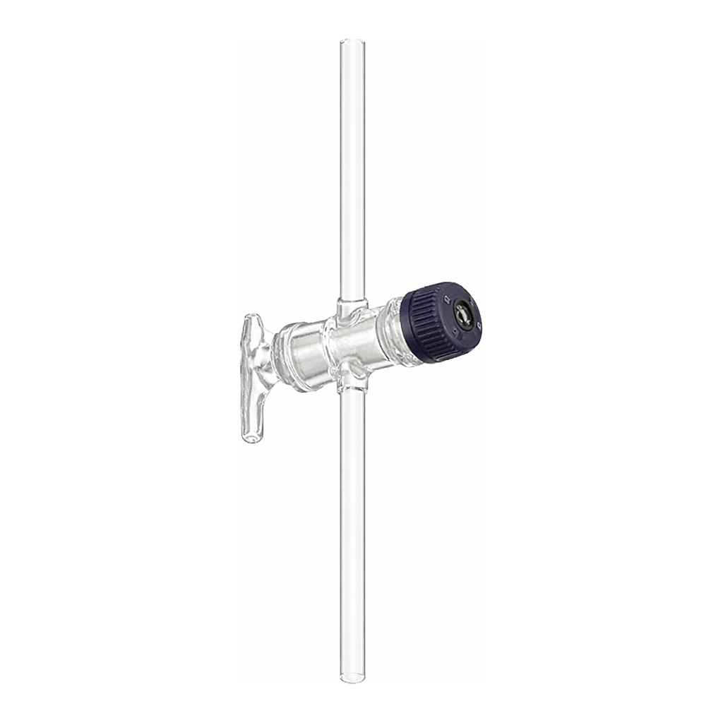Supertek Stopcock, Straight, Glass Key