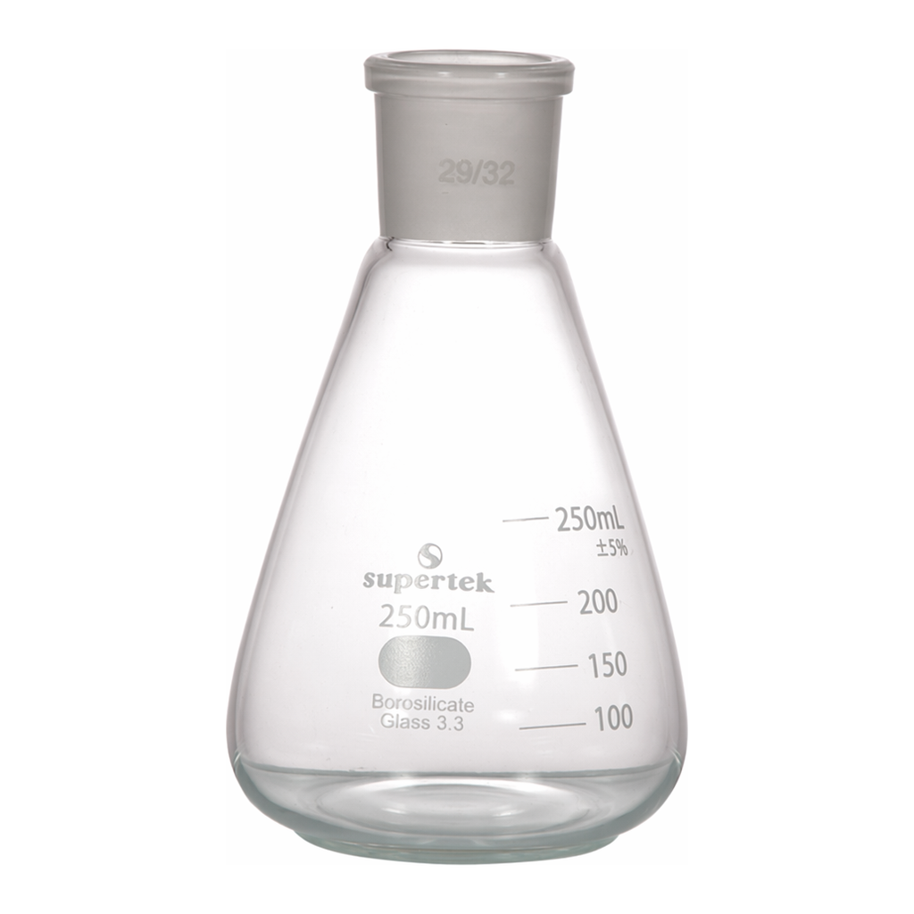Supertek Flask, Conical (Erlenmeyer), With Joint