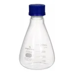 Supertek Flask, Conical (Erlenmeyer), With Screw Cap