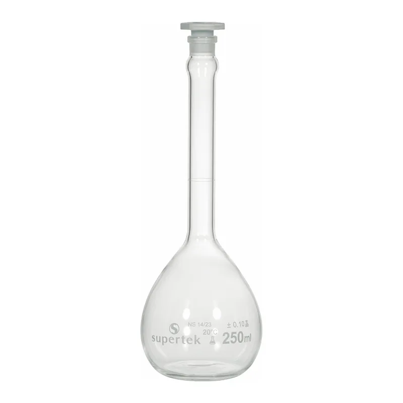 Supertek Flask, Volumetric, With Polypropylene Stopper Class A (ASTM)