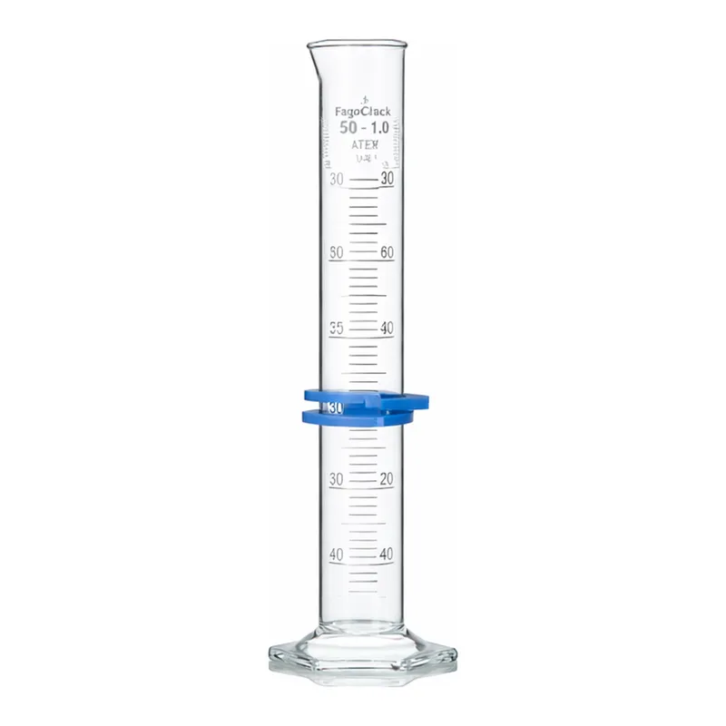 Supertek Measuring Cylinder Graduated, Hex Base, TD Class A (ASTM)