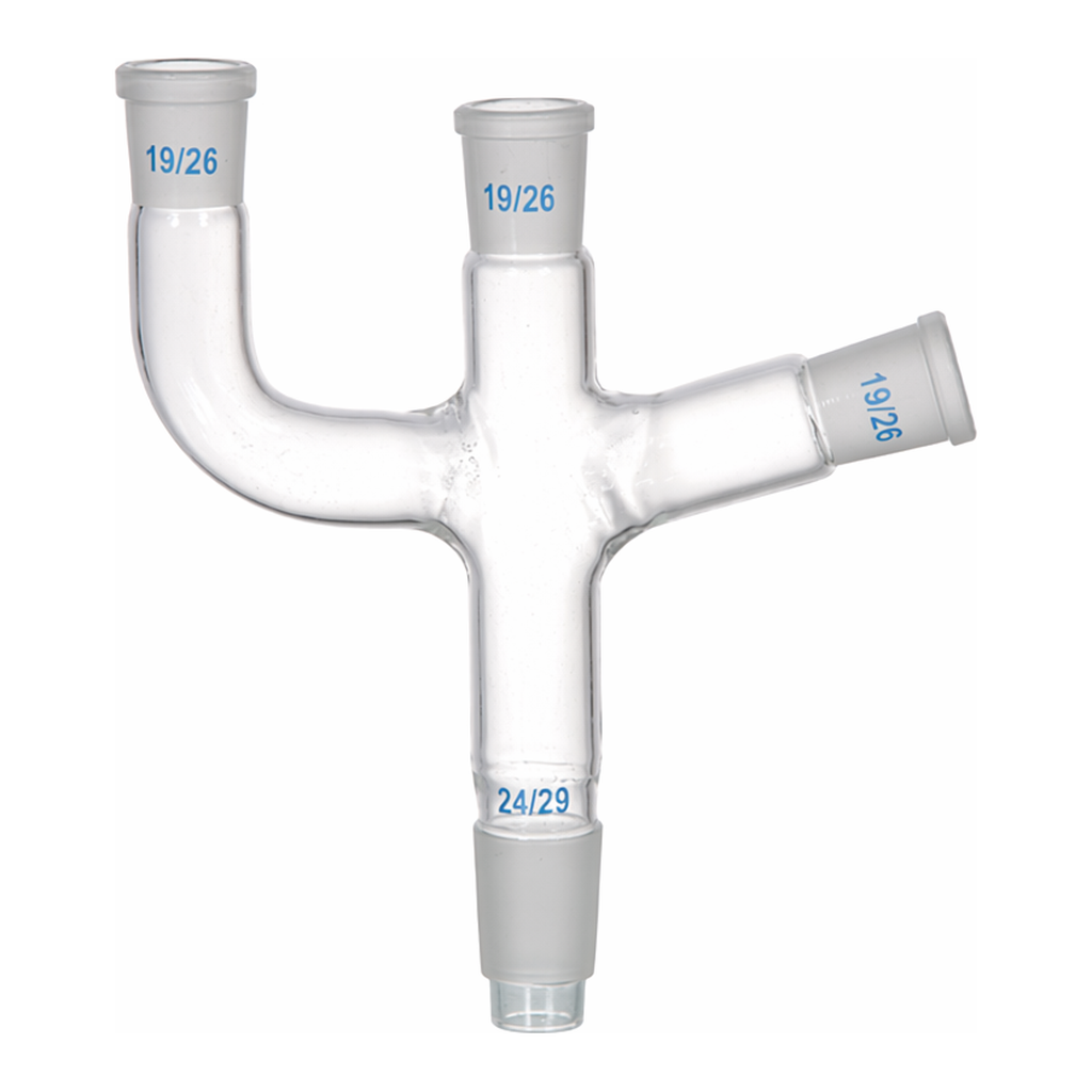 Supertek Multiple Adapter, With Three Necks (Two Parallel / One at 45°)
