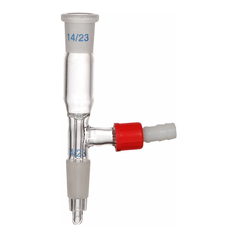 Supertek Receiver Adapter, Straight, With Vacuum Connection