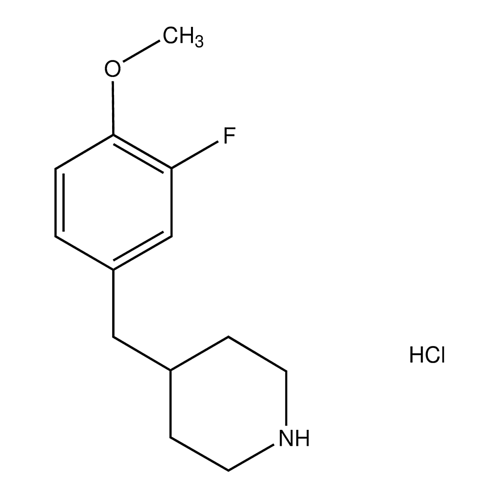 Merck 4-(3-Fluoro-4-methoxy-benzyl)-piperidine hydrochloride