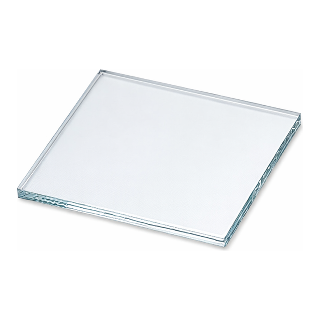 AS ONE Glass Square Blue Plate(Soda Glass) Thickness 1.0mm, 각형 유리 청판(소다 유리) 두께 1.0mm