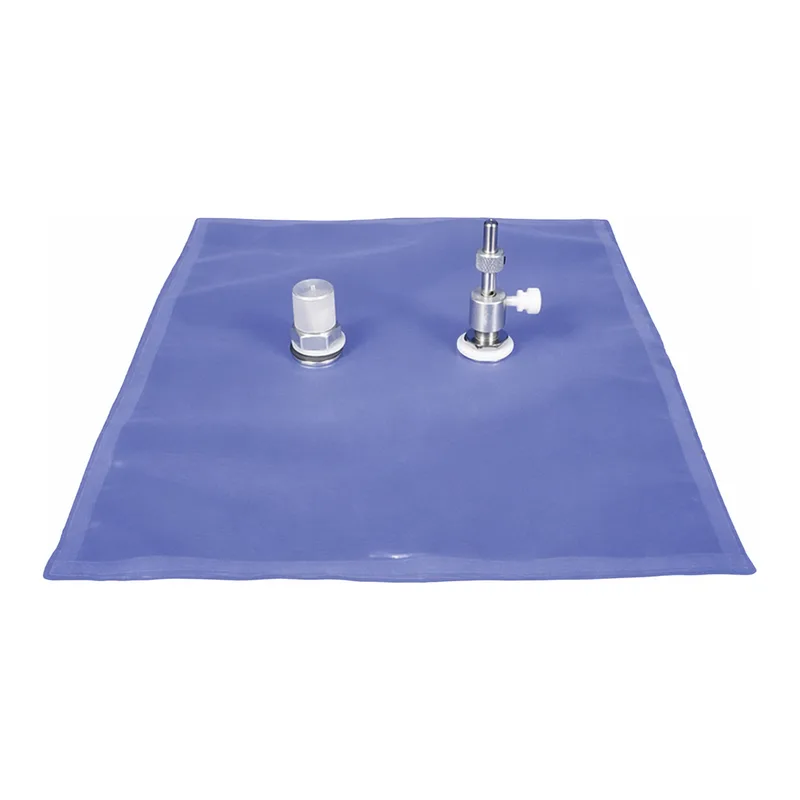 Restek Tedlar Bag, w/ Push/Pull Valve & SS Septum Fitting, 0.5 Liter capacity, 6in x 6in, 10-pk