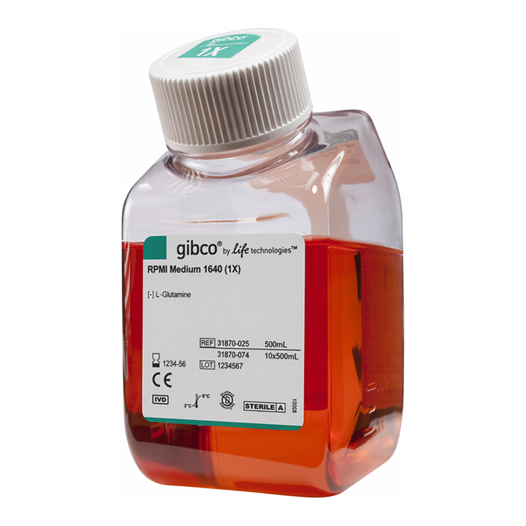 Thermo Fisher Scientific RPMI 1640 Medium, no glutamine, 500 mL