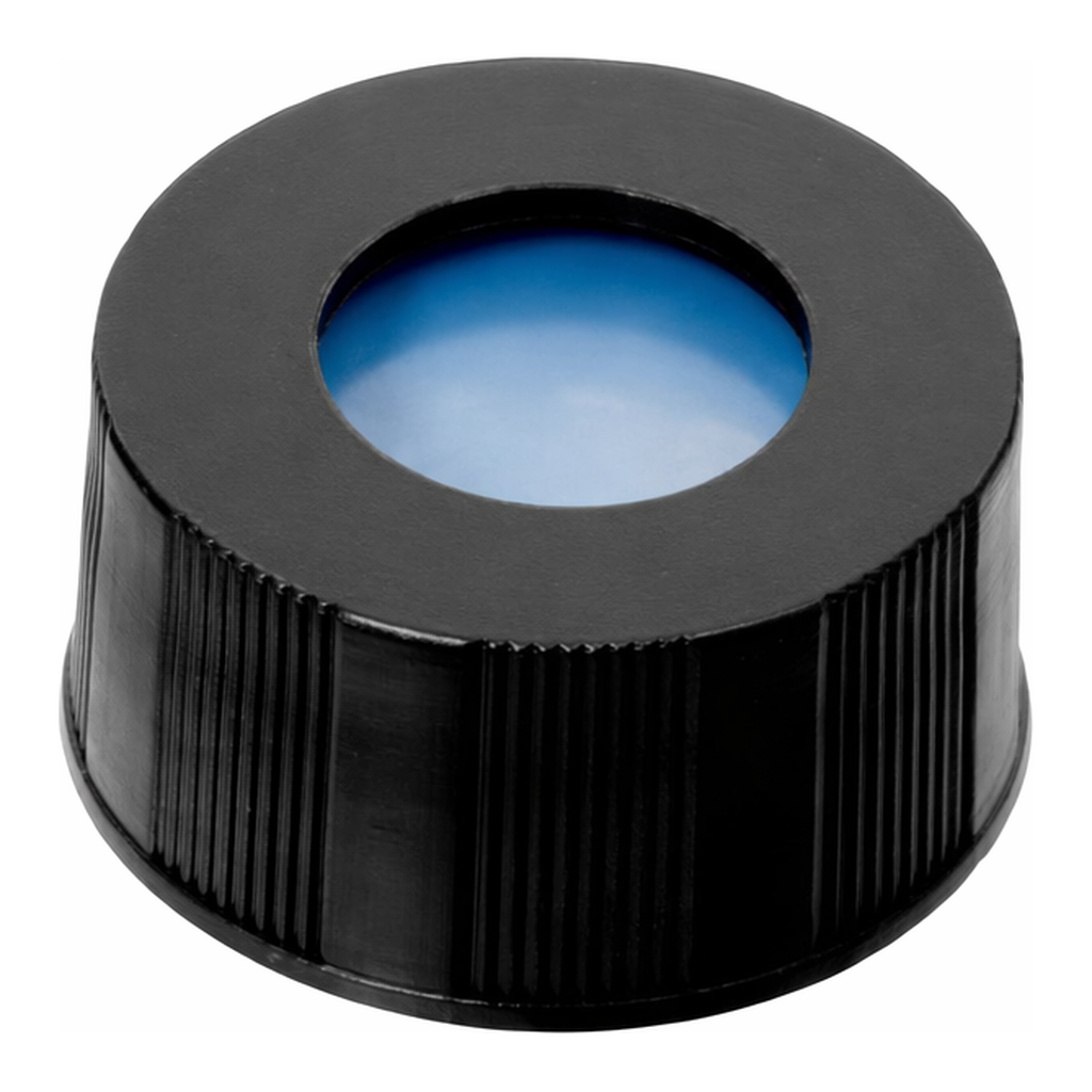 Waters Black, 12 x 32 mm Snap Neck Cap and PTFE/Silicone Septum, 100/pk
