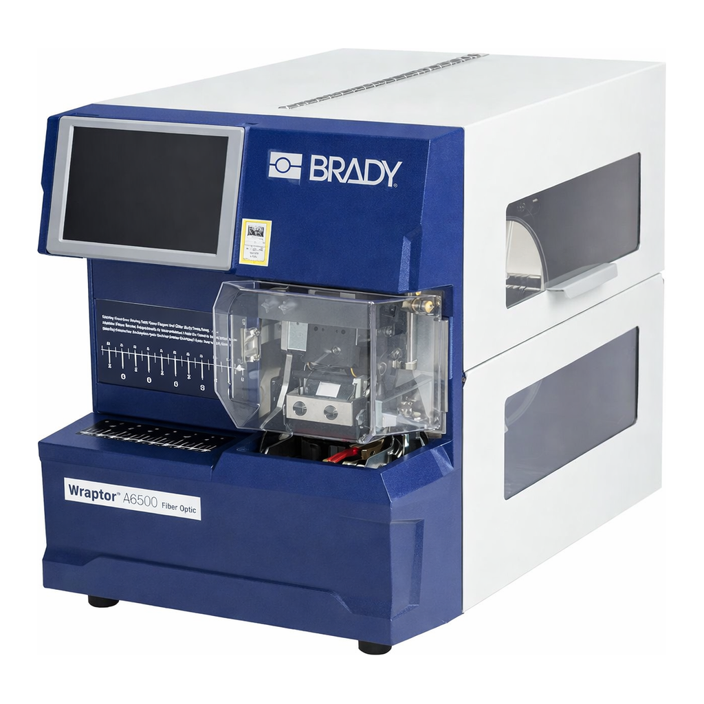 Brady Wraptor A6500 Fiber Optic Wrap Printer Applicator with Product and Wire ID Software Suite