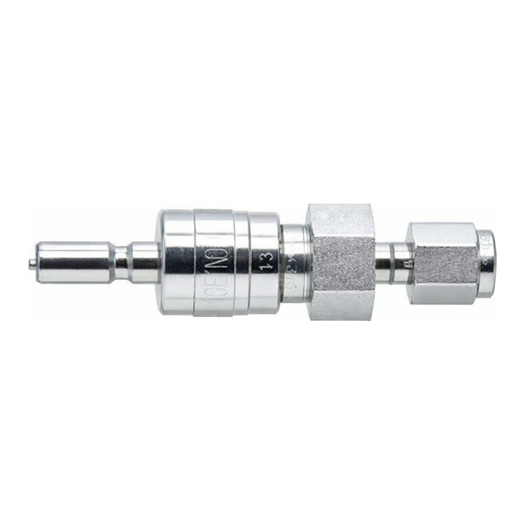 Restek Swagelok Fitting, Stainless Steel, 1/8in Male Quick Coupling w/o Shutoff, ea