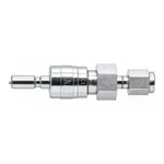 Restek Swagelok Fitting, Stainless Steel, 1/8in Male Quick Coupling w/o Shutoff, ea