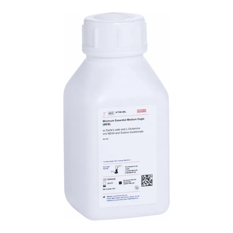 Himedia Minimum Essential Medium Eagle (MEM) w/ Earle`s salts, NEAA, L-Glutamine and 25mM HEPES buffer w/o Sodium bicarbonate