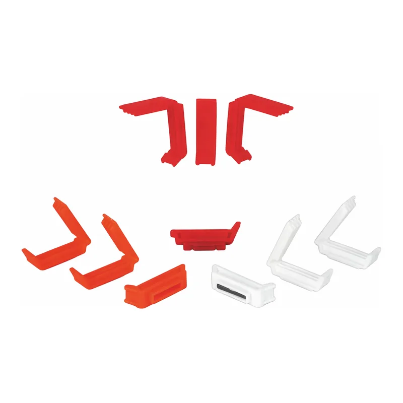Thermo Fisher Scientific Spectra/Por Weighted Paired Closures, Paired Closures; 55 mm; Orange/White; 10 Standard & 10 Weighted/pkg