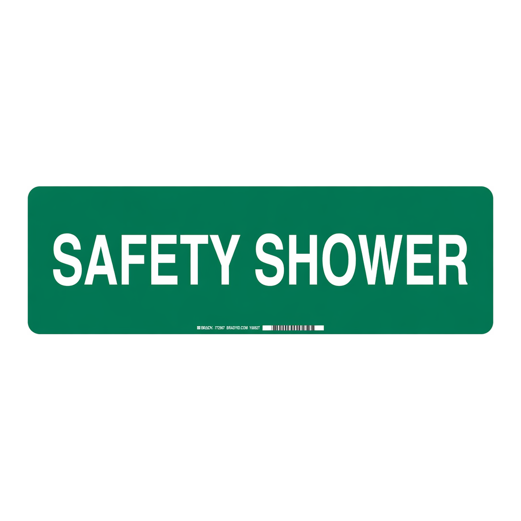 Brady Safety Shower Sign
