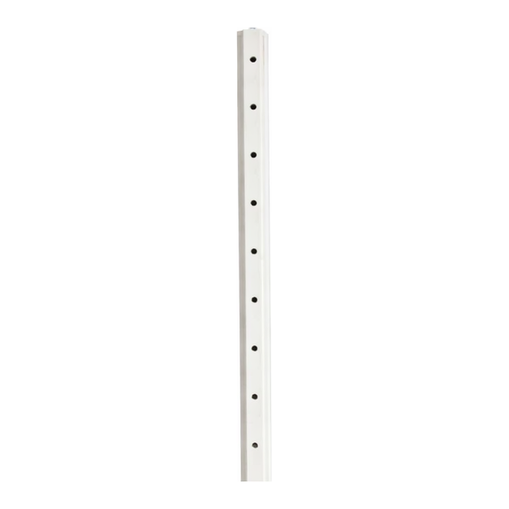 Brady TUFF’n Lite Composite Sign Posts - White Closed Profile