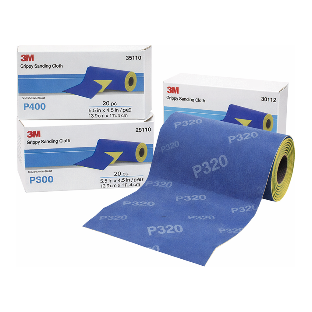 Daihan Science 3M Non-slip Grippy Sanding Cloth, High Flexibility, 139mm×114mm, Thickness 1mm<