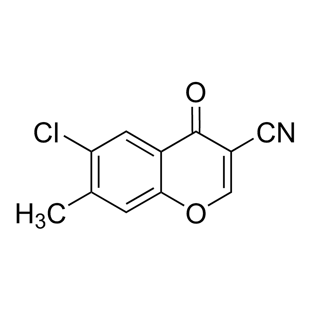Merck 6-Chloro-7-methyl-4-oxo-4H-chromene-3-carbonitrile