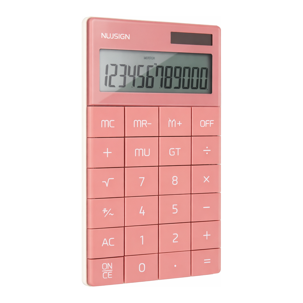 OFFICENEX 누사인 컬러계산기(NS041PK/핑크)