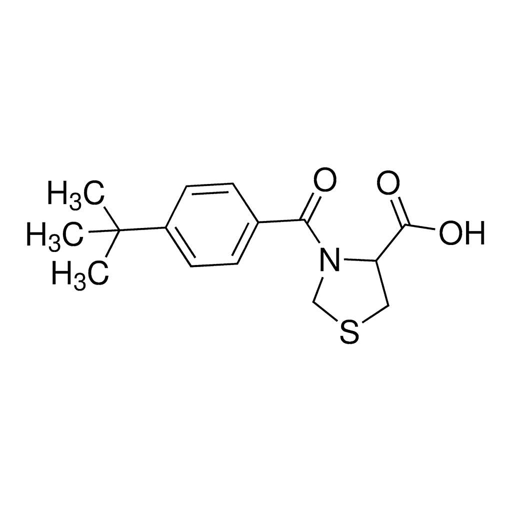 Merck 3-(4-tert-Butylbenzoyl)-1,3-thiazolidine-4-carboxylic acid