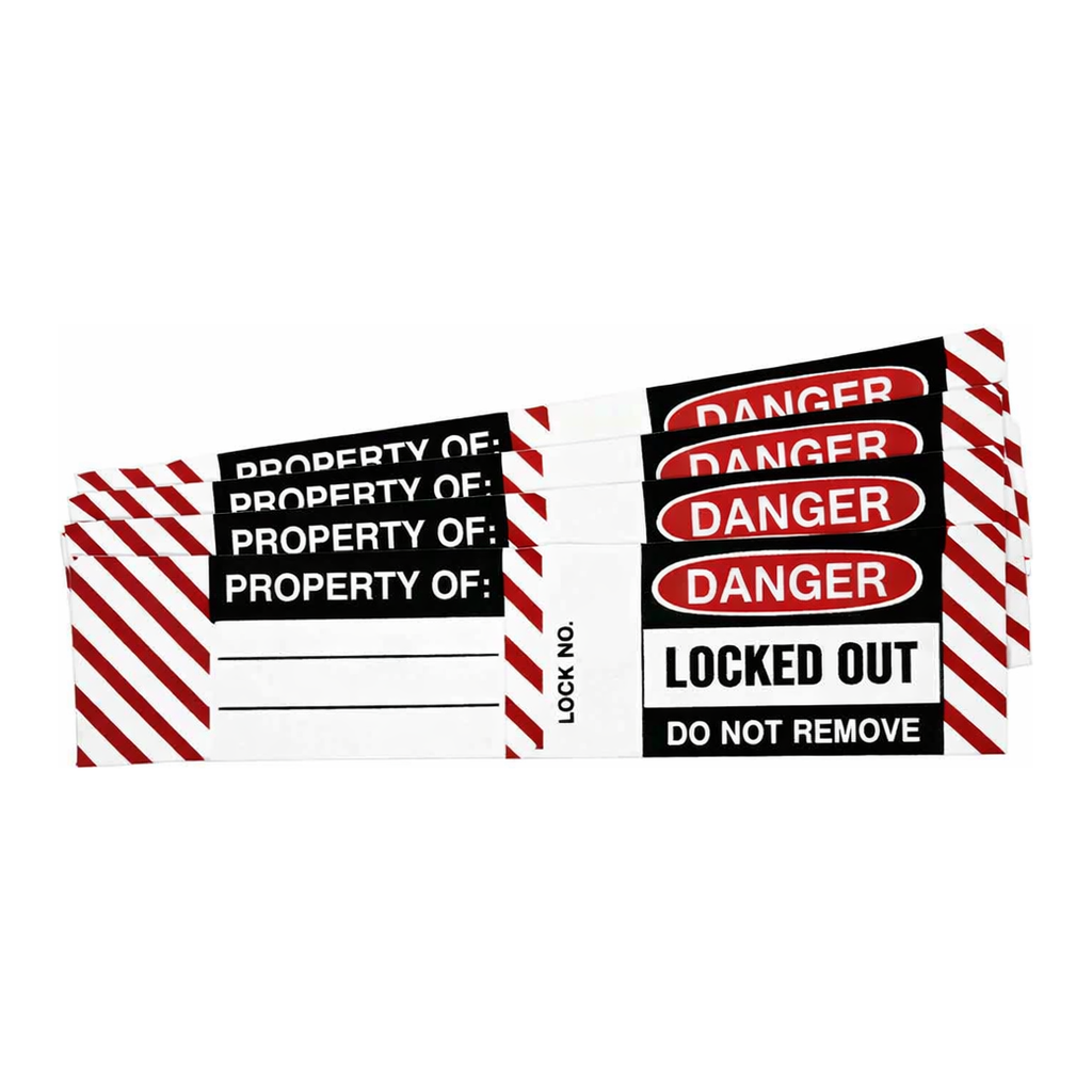 Brady Steel Padlock Labels