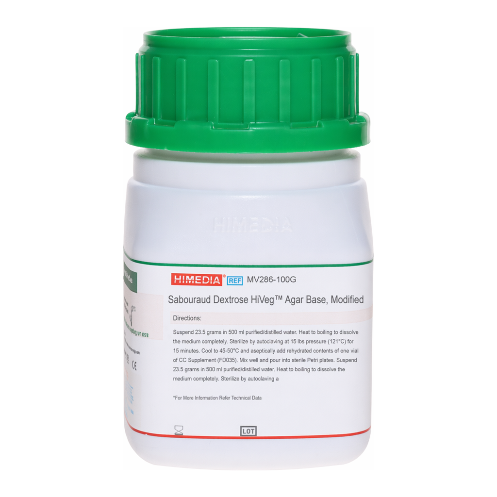 Himedia Dextrose HiVeg Agar Base, Emmons  (Sabouraud Dextrose HiVeg Agar Base,  Modified)