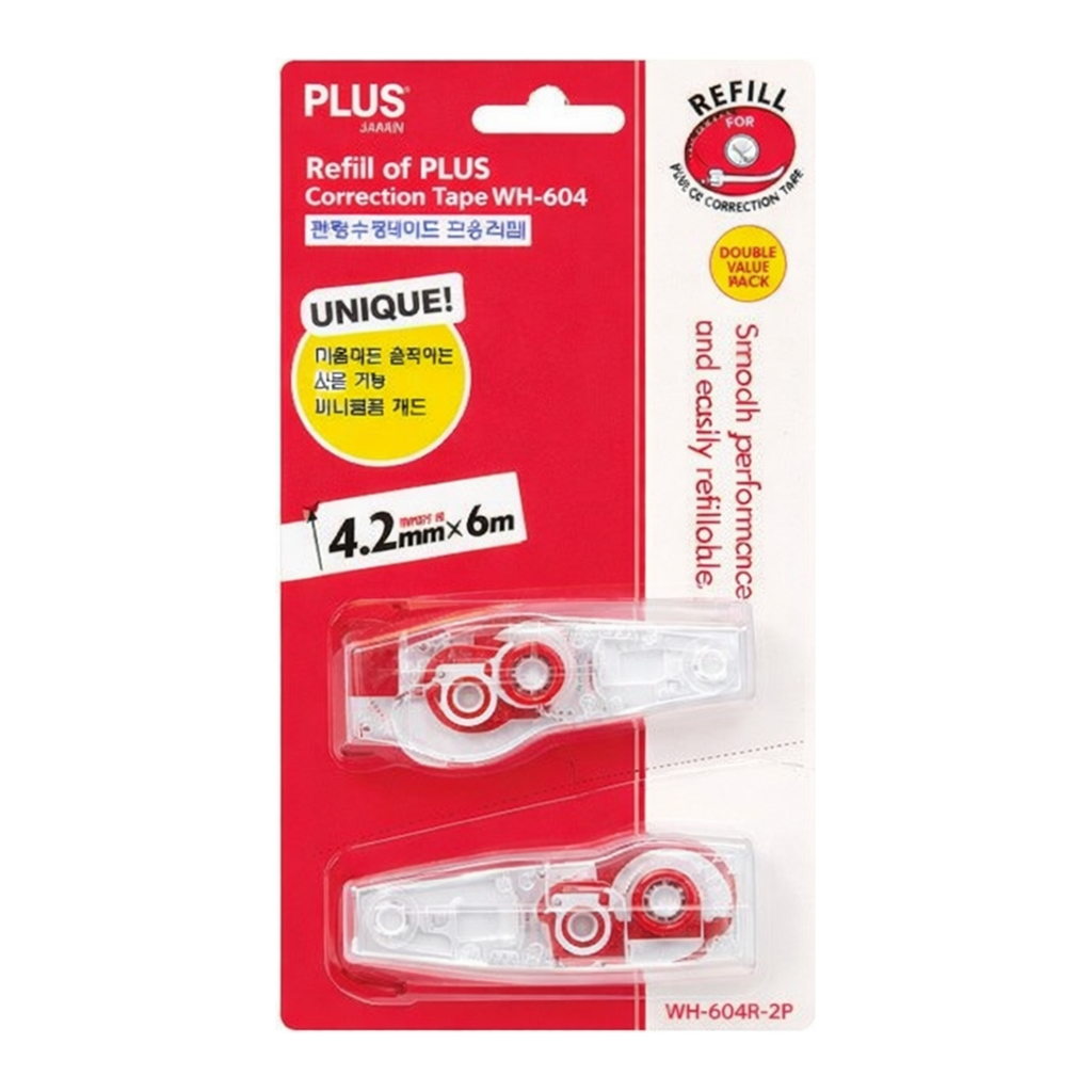 OFFICENEX PLUS 수정테이프 화이퍼 MR WH-604 리필