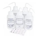 Daihan Science Azlon LDPE DIY Wash Bottle, Wide Neck, with Write-on-Panel, 250~1,000㎖<br>With