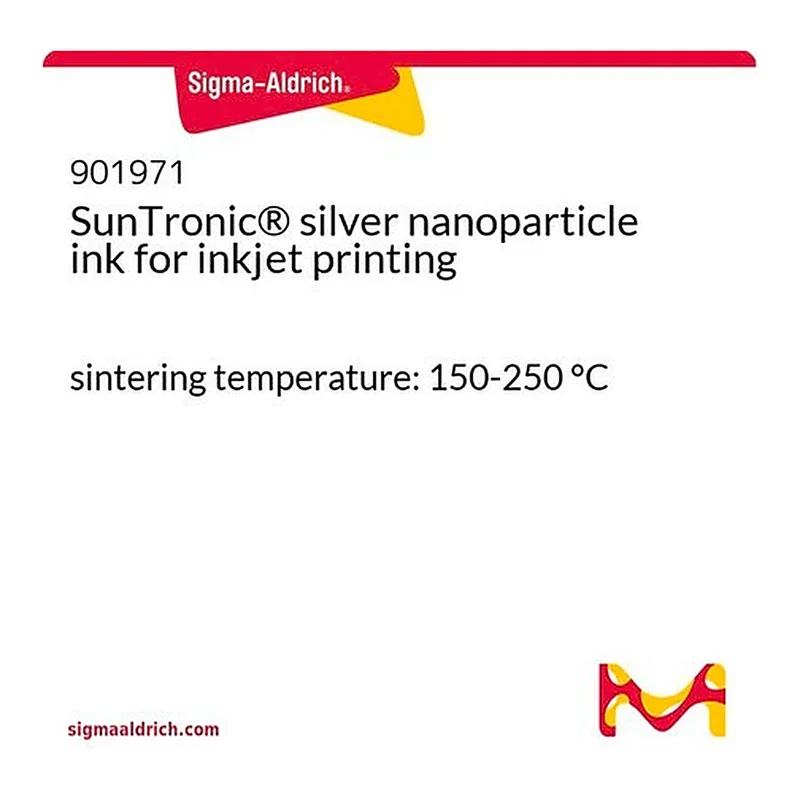 Merck SunTronic(R) silver nanoparticle ink for inkjet printing