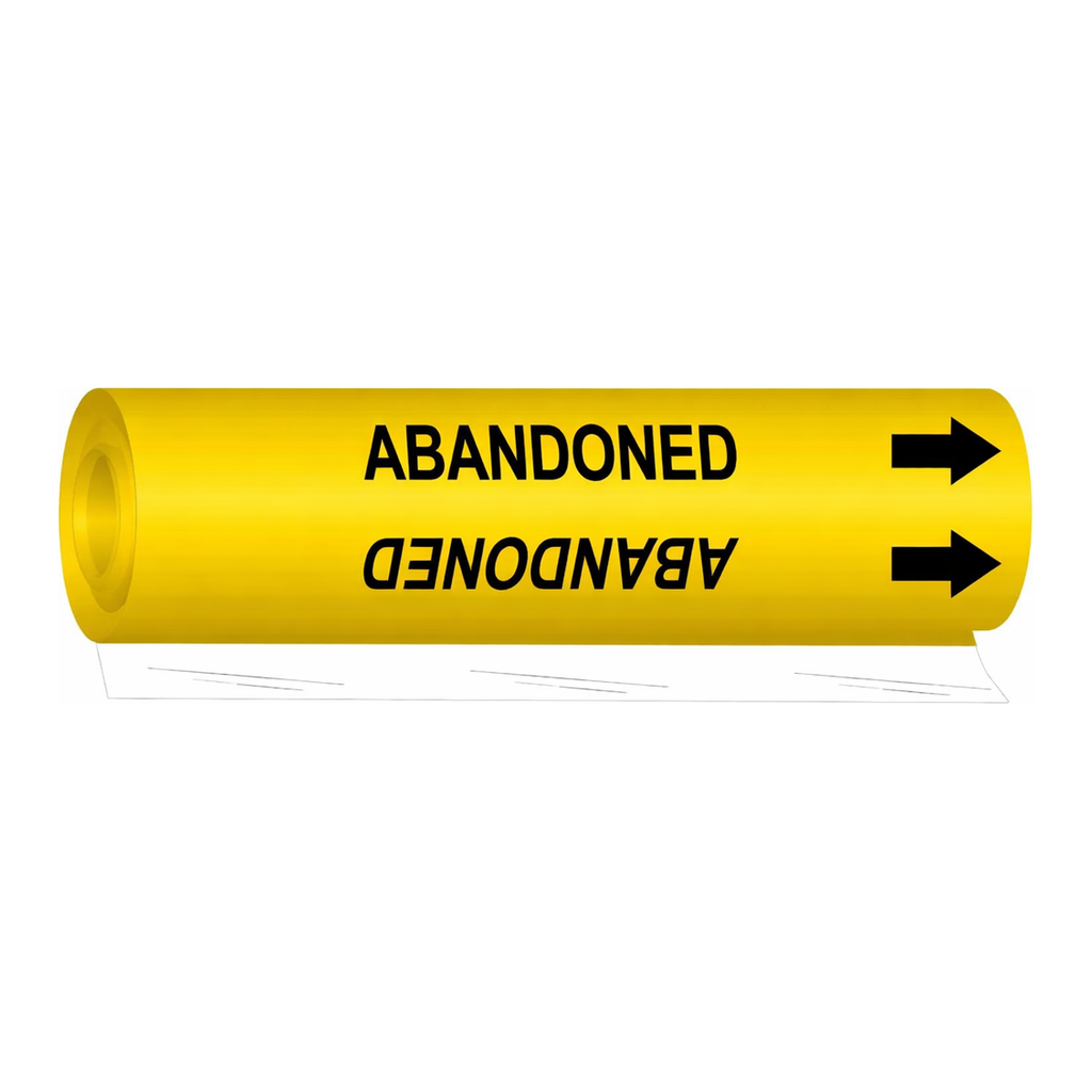 Brady ABANDONED High Performance Pipe Marker